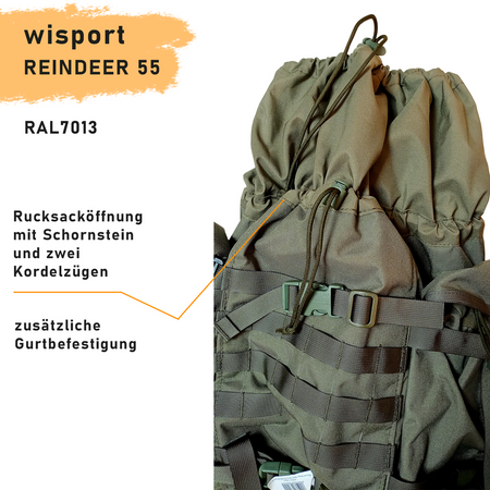 Wisport sac à dos REINDEER 55 OLIVE DRAB