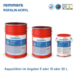 Remmers Rofalin Acryl blanc RAL 9016 5 L – peinture bois extérieur protectrice