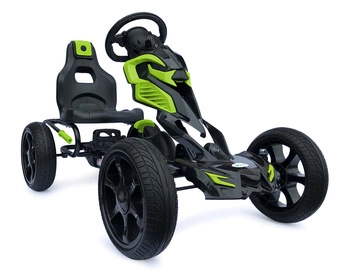 Grand go kart à pédales #scout,  jusqu'à 60kg, couleur vert