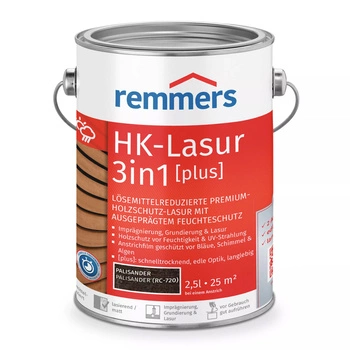 Remmers HK-Lazura 3en1 Plus Palissandre 2,5 L – lasure pour bois extérieur