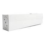 Set GEZE BLANC Ferme-porte TS 2000 NV BC, bras blanc, plaque de montage standard 3in1