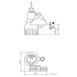 Jung Pumpen JP00227 U6K ES Pompe submersible pour eaux usées