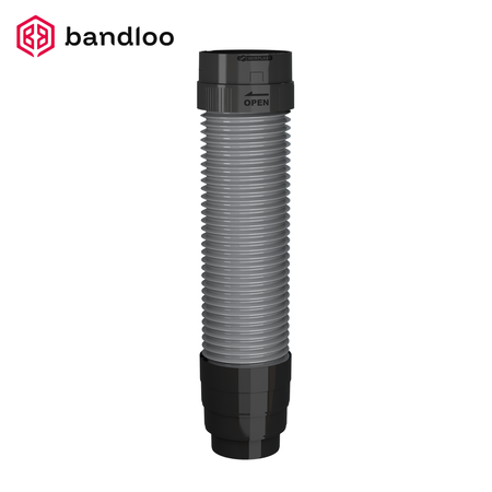 BANDLOO Kit ventilation DN125 – Ruroflex KLIK + séparateur 125 mm Anthracite