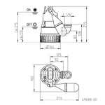 Jung Pumpen JP50000 U3KS Pompe submersible avec commutation automatique 0,32 kW