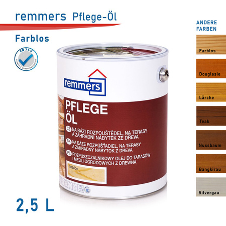 Remmers Pflege Öl 2,5 L Huile pour bois Incolore