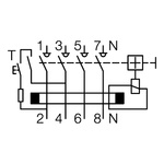 HAGER CDS463D Interrupteur différentiel 3P+N 63A/30mA Type A QuickConnect