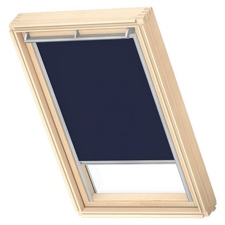 VELUX Store DKL S08 1100S 114x140 occultant bleu foncé