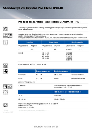 Standox Standocryl 2K-Kristall Pro Klarlack K9040 5L