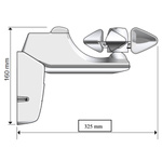 SOMFY Soliris 230V io 1870532C sans câble d'alimentation