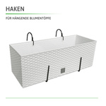 6x Crochet pour jardinière pour balustrade DRTC500 / DRT500