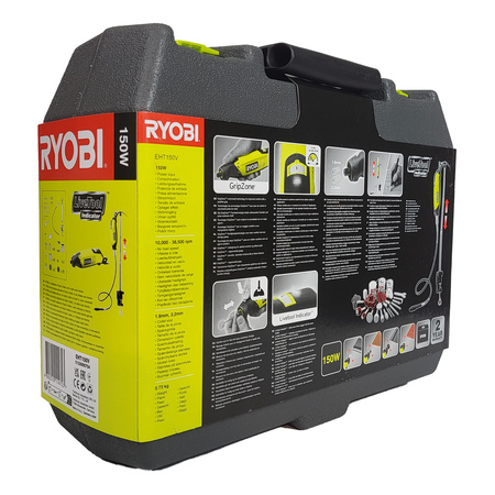 Ryobi EHT150V mini-meuleuse droite 150 W avec coffret de 115 accessoires