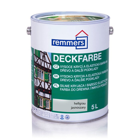 Remmers Peinture couvrante [Deckfarbe] 5L – Gris clair