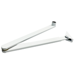 Set GEZE BLANC Ferme-porte TS 2000 NV BC, bras blanc, plaque de montage standard 3in1