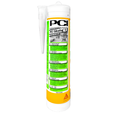 PCI Silcofug E Blanc mastic silicone pour carrelage et verre 310 ml