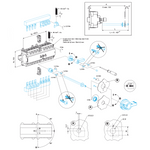 Hager HI406R I-O-II Commutateur modulaire 4P 125A