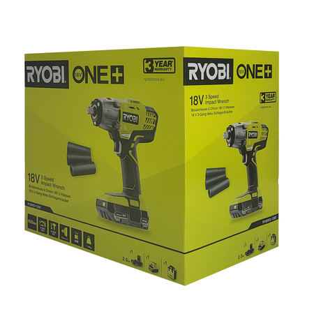 Ryobi R18IW3-120S - clé à chocs professionnelle sans fil 18 V ONE+ 400 Nm 
