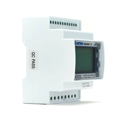 EASTRON SDM630MCT Compteur DIN 1/5A TC mono/triphasé, rail DIN