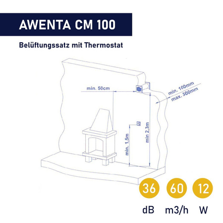 Awenta Ventilateur COSY CM100