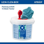 Chiffons UZIN Clean Box enlèvent résidus d'adhésifs, sèchent vite, 72 pcs.