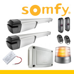 Somfy Ixengo L 24V Comfort Pack iO Motorisation pour Portail Battant 2 Vantaux