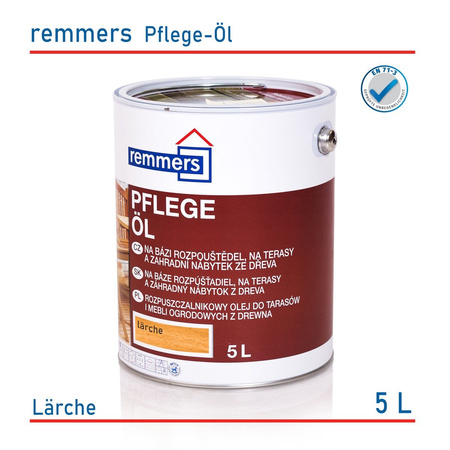 Remmers Pflege Öl 5 L Huile pour bois Huile pour terrasse Huile pour meubles de jardin – Mélèze