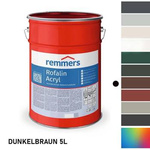 Remmers Rofalin Acryl – peinture bois extérieur brun foncé, protection, 5 L