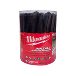 Milwaukee INKZALL™ Marqueur permanent – 24 marqueurs noirs 1 mm