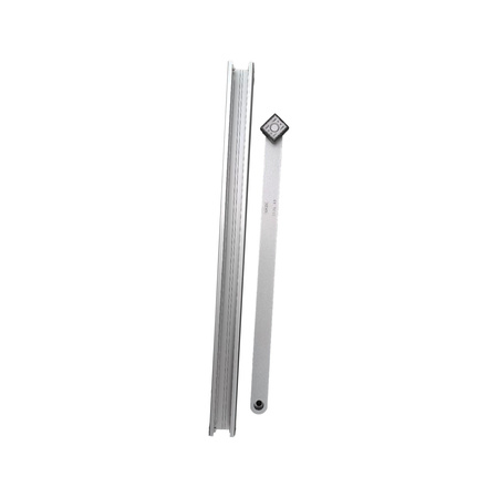 GEZE TS 3000 V – ferme-porte + rail coulissant + plaque de montage, argent