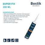 BOSTIK Seal'N'Bond Montagekleber Klebstoff Dichtmasse Kartusche 290 ML schwarz