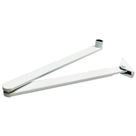 Set GEZE BLANC Ferme-porte TS 2000 NV BC, bras blanc, plaque de montage standard 3in1