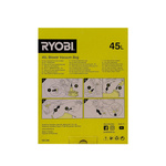 Ryobi RAC396 sac universel 45 l Ø12 cm pour souffleurs/aspirateurs de jardin