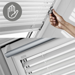 VELUX PAL M08 7001S Store Vénitien 78x140 Original (PAL), Cadre Argenté, Blanc