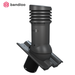 BANDLOO Kit ventilation DN150 – Ruroflex KLIK + séparateur 150 mm Anthracite