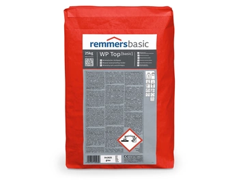Remmers WP Top basic – enduit minéral d'étanchéité, mortier de barrage 25 kg