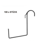 100x CROCHET POUR JARDINIÈRE POUR BALUSTRADE DRTC500 / DRT500