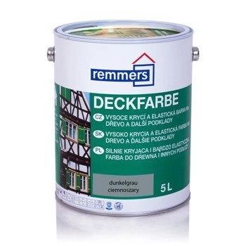 Remmers Peinture couvrante [Deckfarbe] 5L – Gris foncé