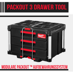 MILWAUKEE 4932472130 Coffret Packout 3 tiroirs