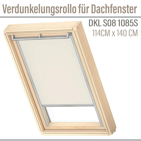 Velux Store occultant DKL S08 1085S Beige clair 114x140