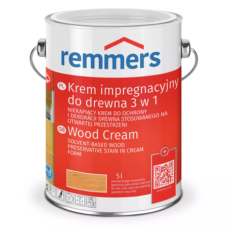 Remmers Holzschutz-Creme Imprégnant crème pour bois 5 L – Pin/Mélèze