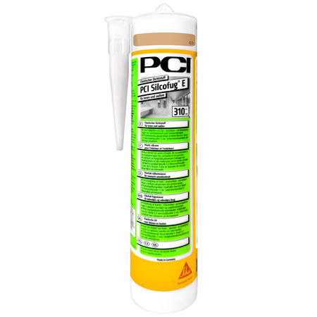 PCI Silcofug E Carmel mastic silicone pour carrelage et verre 310 ml