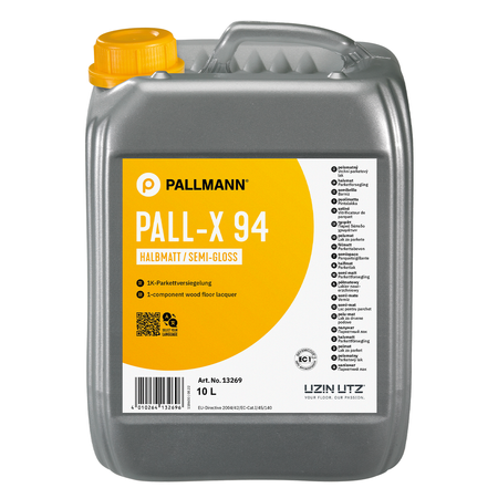 Pallmann Pall-X 94 10 L Semi-mat Vernis 1-composant à base d'eau pour parquets NEUF