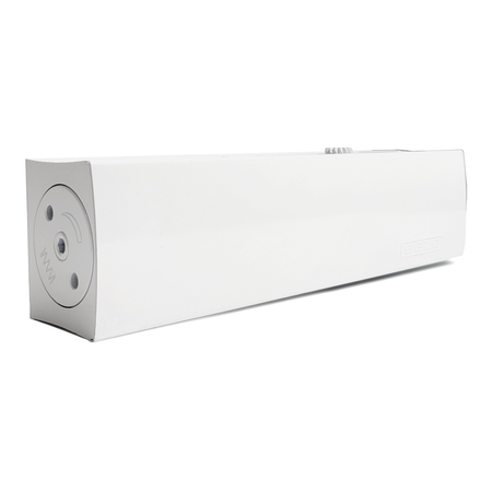 Set GEZE BLANC Ferme-porte TS 2000 NV BC, bras blanc, plaque de montage standard 3in1