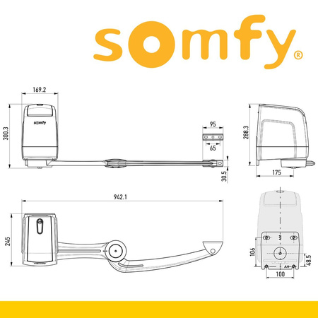 Somfy Axovia 3S io Comfort Pack réf. 1216596