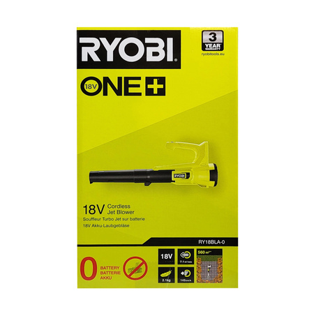 Ryobi RY18BLA-0 souffleur sans fil 18 V ONE+ (sans batterie), léger et puissant