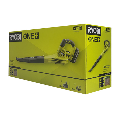 Ryobi RBL1820S40F - souffleur sans fil 18 V ONE+ 4,0 Ah kit professionnel jardin