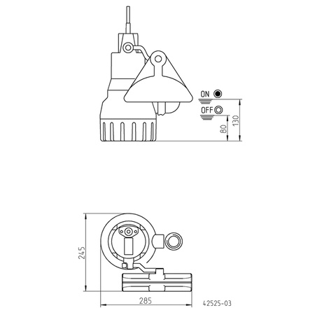 Jung Pumpen JP00227 U6K ES Pompe submersible pour eaux usées