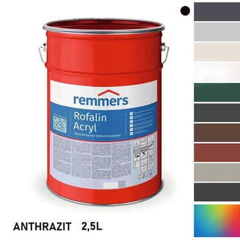 REMMERS ROFALIN ACRYL Anthracite (RAL 7016) | 2323 2,5 L