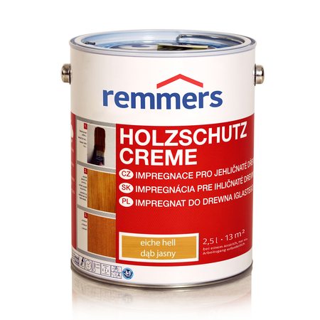 Remmers Crème pour bois 2,5 L – chêne clair | Protection du bois extérieur