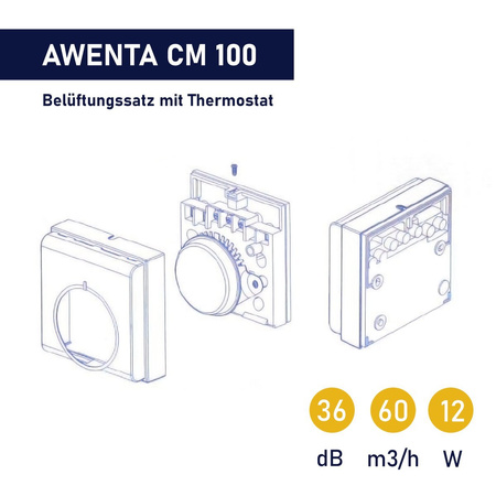 Awenta Ventilateur COSY CM100