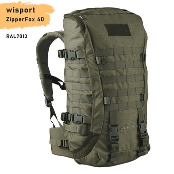 Wisport sac à dos ZIPPER FOX 40 OLIVE DRAB